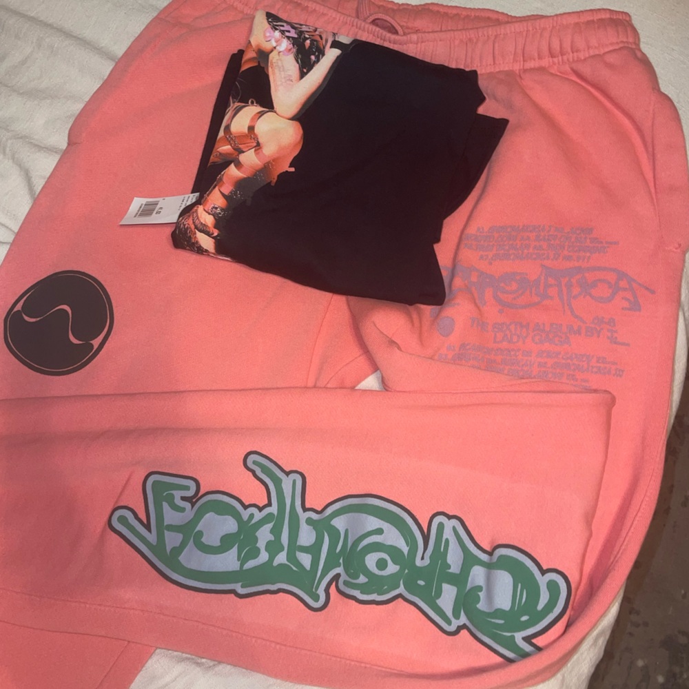 Lady Gaga Chromatica t shirt and sweat pant set